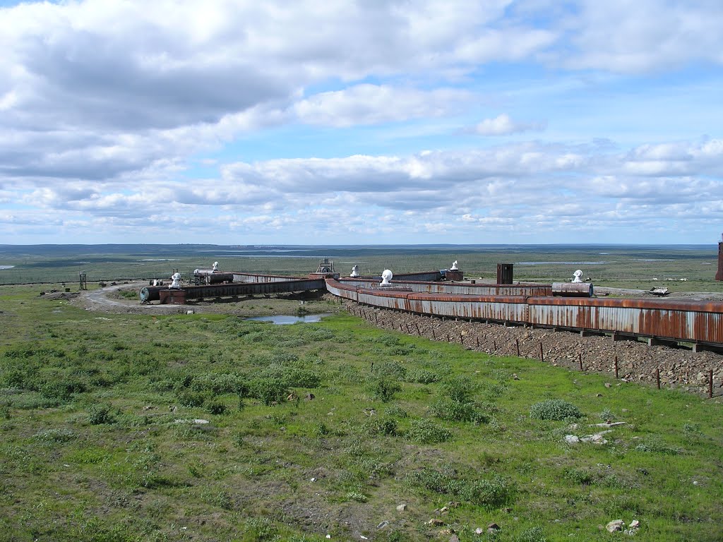 Vega MS Norilsk Small Cross during polar day